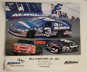 Dale Earnhardt #3 ACDELCO NASCAR Racing Calendar Bill's Battery Co., Inc 1998 - Foto 1 di 9