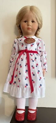 "Muñeca Käthe Kruse vintage 19"" con etiqueta" Foto 1 de 4