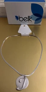 Neu Silber Initiale T Fischgrät Kette Halskette - Bild 1 von 2