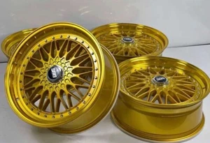 20x8.5 9.5 BMW wheels new BBS style 35 Offset 5x120 5x114.3 Set Of 4 - Picture 1 of 2