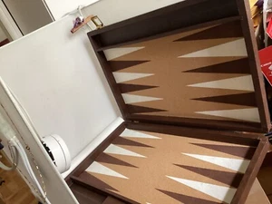 Vintage Cardinal Backgammon Case/2 Cups/ And Dice Only. No Checkers - Picture 1 of 16