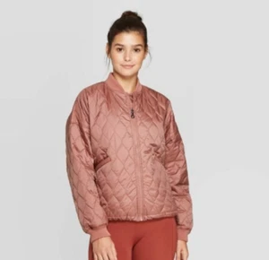 Wasserabweisende Damen Steppjacke mit verstellbarer Taille - JoyLab - Burlwood - L-S138 - Bild 1 von 4