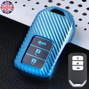 HONDA Smart Key Fob Remote Case Cover For Accord Civic CR-V HRV FR-V Jazz Type R - Picture 1 of 10