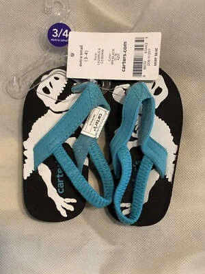 Carters Dino Baby  Sandals XS 3/4 - Image 1 of 4
