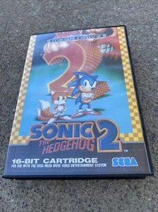 Sonic the Hedgehog 2 sega megadrive PAL case manual+jurassic park poster - Picture 1 of 10