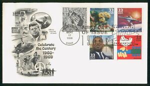 MayfairStamps US FDC Unsealed 1999 Celebrate the Century 1960-1969 Group Art Cra