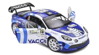 Alpine A110 #91 Rally WRC Monza 2020 Ragues / Pesenti au 1/18 de SOLIDO 1801613 - Photo 1/3