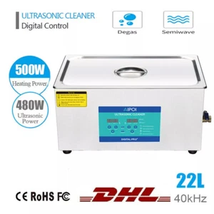Nettoyeur à ultrasons AIPOI 22L avec chauffage 500W et minuterie numérique - Photo 1/12