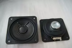 2pcs 4"inch 4Ω 15W Ultra-thin neodymium Mid bass speaker Square Loudspeaker - Picture 1 of 5