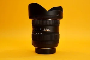 Sigma EX 10-20mm F/3.5 DC HSM Wide Angle Camera Lens - Picture 1 of 7