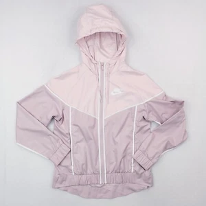 Nike Jacket Womens Small Pink Windrunner Windbreaker Colorblock Lightweight - Picture 1 of 16