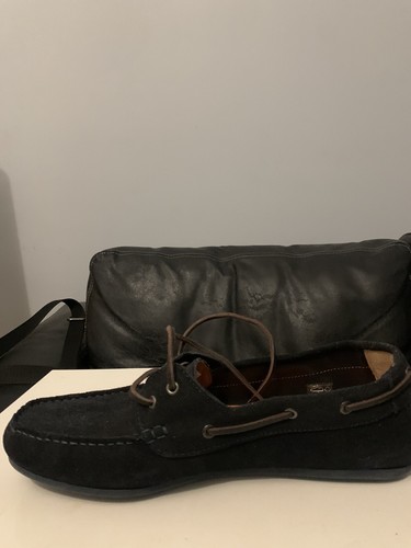 Mocassini Clarks pelle scamosciata blu navy taglia 11