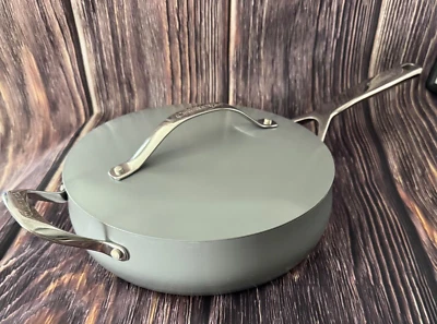Cuisinart Culinary Collection Nonstick Ceraminc 3.5 Qt Sauté Pan with Lid Gray - Image 1 of 4