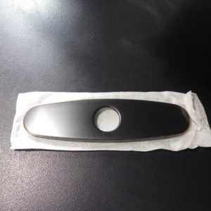 #AB) 10" Kitchen Faucet Escutcheon Deckplate Bronze Base plate - Picture 1 of 3