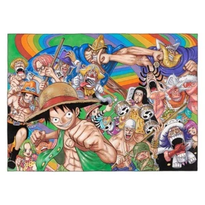 One Piece Green Signed On Paper Eiichiro Oda Shueisha Manga Print Limited - Picture 1 of 13