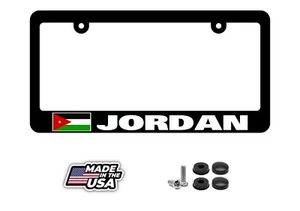 Jordan Country Flag Car Truck Auto License Plate Frame - Picture 1 of 4