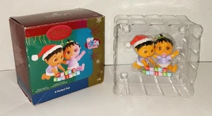 DORA The EXPLORER A Perfect Pair Christmas Ornament Carlton Cards Heirloom 2005 - Picture 1 of 6