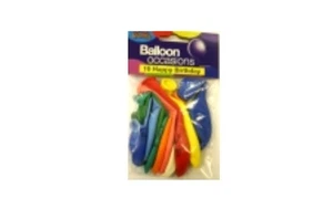 Globos Cumpleaños En Caja De Acetato 10 Piezas X 12pk 12PK - Imagen 1 de 1