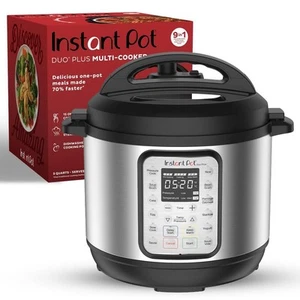 Pentola a Pressione Instant Pot Duo Plus 9 in 1 Multicooker Riso Inox 6 Quarti - Foto 1 di 9