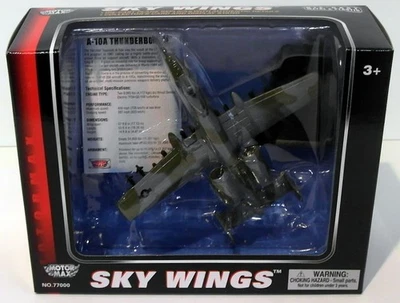 Motormax Skywings 1/100 Scale 77015 - A-10A Thunderbolt II With Display Stand - Image 1 of 3