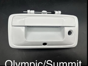 2016-2018 Silverado Tailgate Handle with Keyhole and Camera Olympic/Summit WHT. - Bild 1 von 13