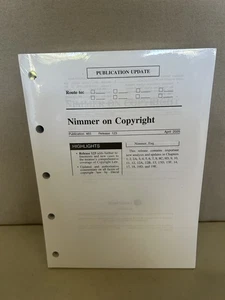 Nimmer on Copyright Release 123 April 2025 Update Only - Imagen 1 de 2