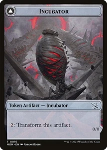 4x Incubator / Phyrexian Token - NM - March of the Machine - SPARROW MAGIC - Picture 1 of 2