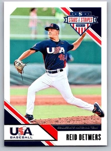 2020 Panini USA Stars & Stripes 78 Reid Detmers USA Baseball Card - Foto 1 di 2