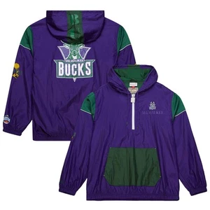 Unisex Mitchell & Ness Purple Milwaukee Bucks Hardwood Classics Team OG 3.0 - Picture 1 of 7
