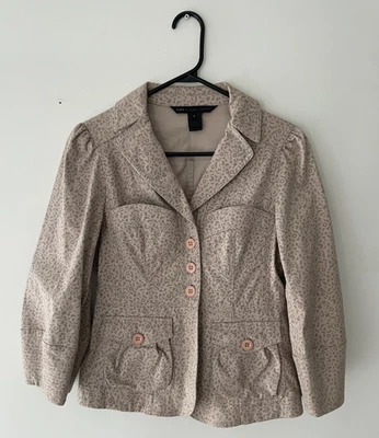 Chaqueta Marc by Marc Jacobs Tostada Estampado Floral Talla 4 Foto 1 de 4