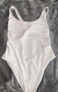 Volcom Featured Artist Series NWT White XL Full Coverage One Piece Bathing Suit - Picture 1 of 9