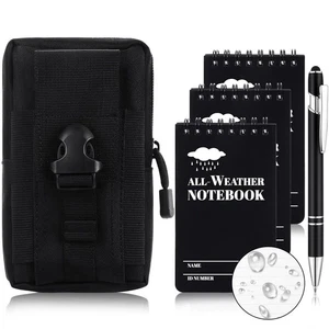 Prudiut 3 × 5" Waterproof Notepad Notebook with Weatherproof Pen and Fabric - Picture 1 of 6