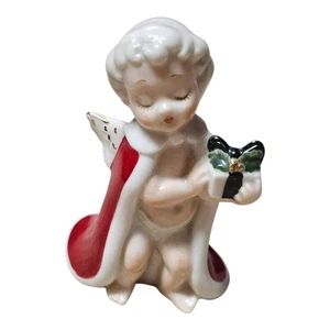 Vintage 50er Jahre Weihnachten Schmuck Industrie Rat Promo Cherub Engel Sammlerstück - Bild 1 von 3
