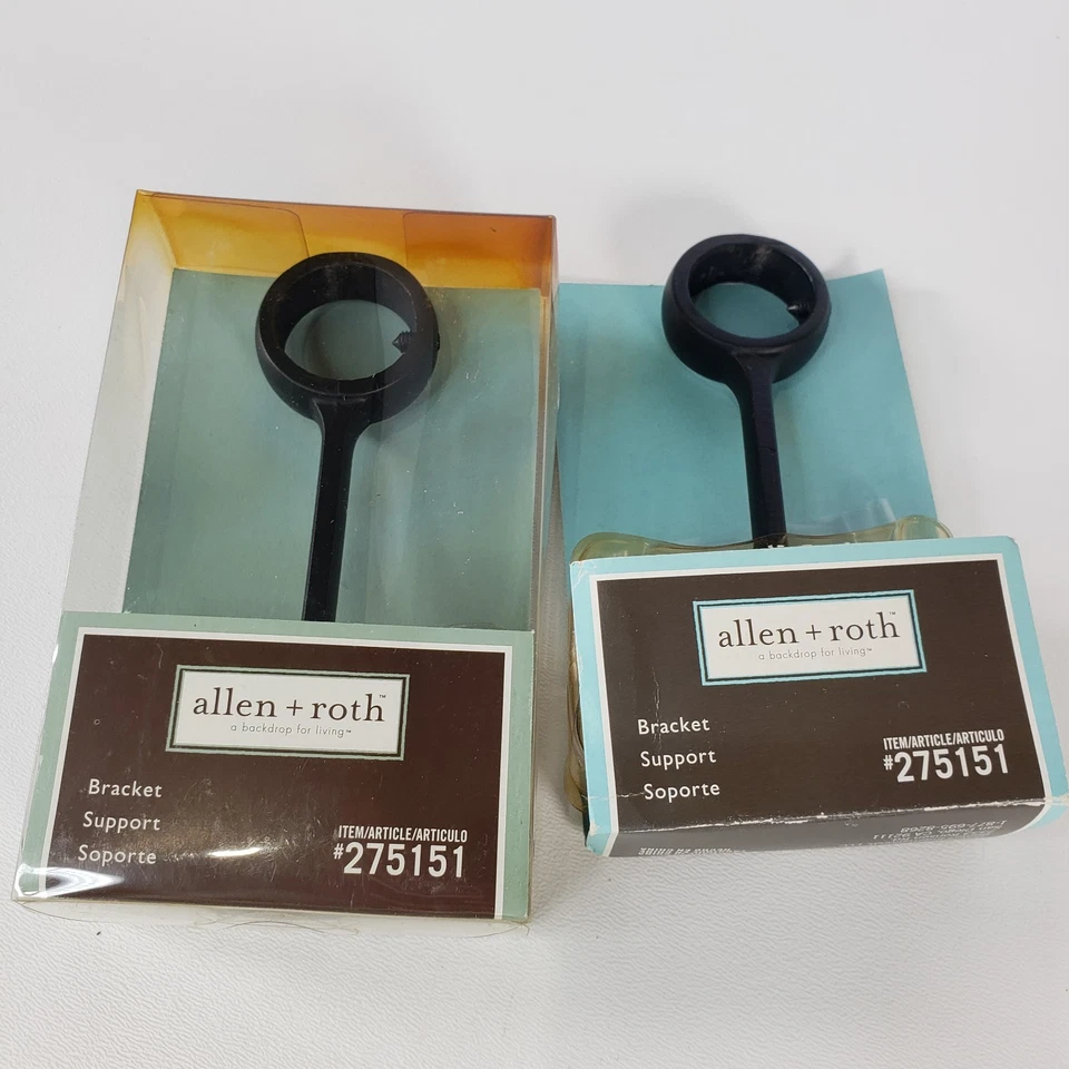 Allen + Roth 2 x Soporte de Metal Meridian Bronce Hasta 1" Varilla #275151 Repuesto Foto 1 de 4