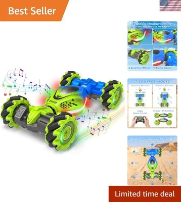 Gesture RC Car Stunt Toy 360° Rotation Lights Music - Image 1 of 4