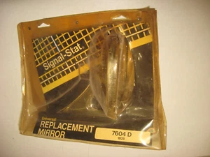 Chrome Rectangular Universal Replacement Mirror, Signal-Stat 7604D, fits L or R - Picture 1 of 3