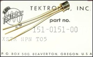 1 STCK. NEU Tektronix 151-0151-00 kundenspezifischer Transistor lange Leitungen - Bild 1 von 1
