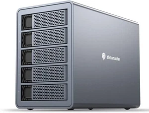 5 Bay RAID USB 3.0 Typ B Festplattengehäuse Gehäuse für 2,5" 3,5" SSD HDD SATA - Afbeelding 1 van 10