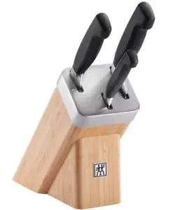 ZWILLING Kochmesser Messerblock Set Selbstschärfend - 4-tlg - Hochwertige Klinge - Picture 1 of 15