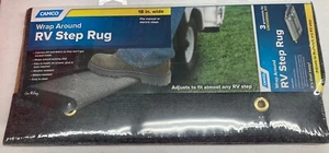 Camco RV Weather/Mildew Resistant 18" Wide Wrap Around Step Rug 42925 - Picture 1 of 2