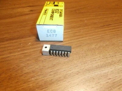 ECG1447 IC DUAL LO POWER AF PO or DRIVER,NOS - Image 1 of 3