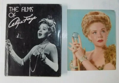 THE FILMS OF ALICE FAYE - SIGNED by Author & ALICE FAYE Twice w/ Promo Photo  - Image 1 of 4