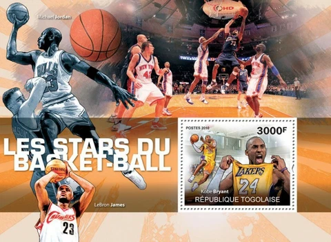 Togo 2010 MNH - Basketball stars (Kobe Bryant) Cover