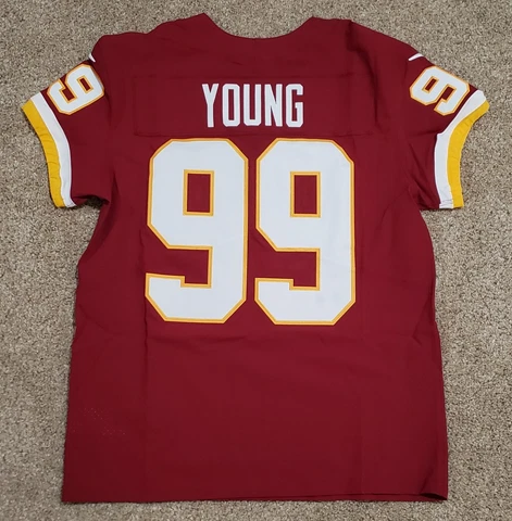 Chase Young Washington Commanders Nike Vaper Elite Size 44 Cover