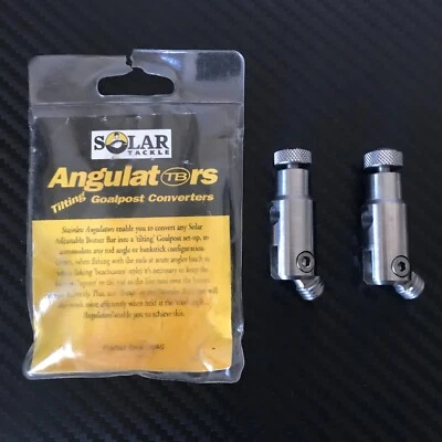 Solar Tackle - Stainless Steel - Goal Post angulators X 2 - Brand New (RARE) - Image 1 of 2