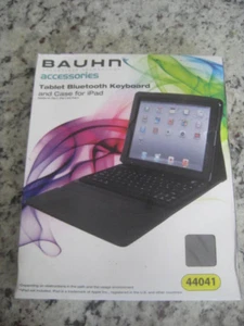 BAUHN Tablet Keyboard and Case iPad 2/3/4 bluetooth wireless NEW In Box - Picture 1 of 18