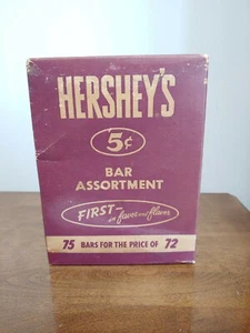 VINTAGE HERSHEY'S 5 CENT BAR SORTIMENT BOX - WUNDERBAR - Bild 1 von 11