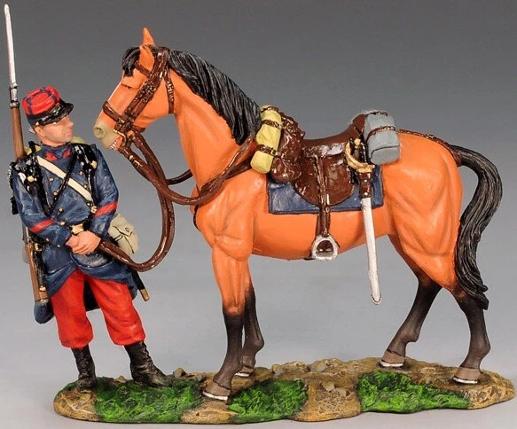 KING & COUNTRY PRIMERA GUERRA FW067 WW1 POILU FRANCÉS ATENDIENDO A GENERALES CABALLO SIN USAR, EN CAJA Foto 1 de 1