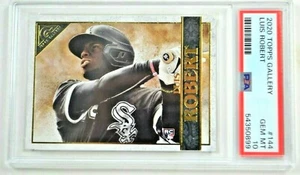 Luis Robert 2020 Topps Gallery radiocontrol novato #144 gema MT PSA 10 - Imagen 1 de 4