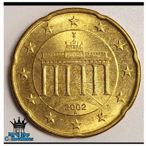 Rare Germany 2002-a NORDIC GOLD 20 Cent Euro Germany Coin Not Real Gold - Picture 1 of 2